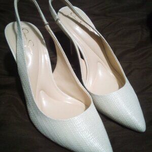 jessica simpson pointed toe slingback heels